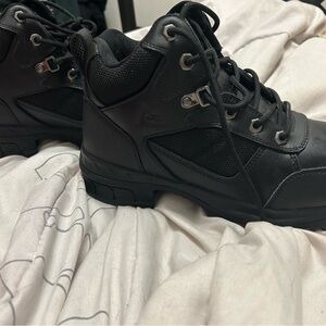 Shoes For Crews Black slip resistant and oil resistant boots